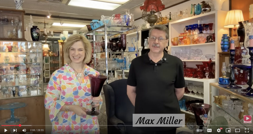 Lady Mary Beth with Max Miller at Max Miller Antiques